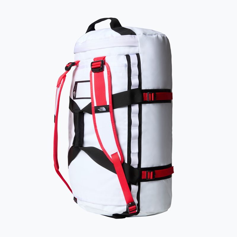 Borsa da viaggio The North Face Base Camp Duffel M 71 l bianco/nero/rosso elevazione 3