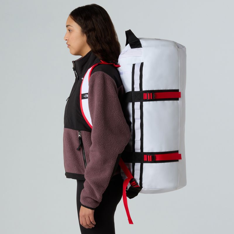 Borsa da viaggio The North Face Base Camp Duffel M 71 l bianco/nero/rosso elevazione 6