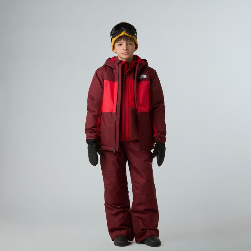 Giacca da sci per bambini The North Face Freedom Insulated sumac/rosso 2