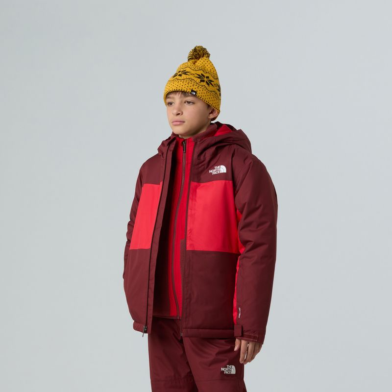 Giacca da sci per bambini The North Face Freedom Insulated sumac/rosso 4
