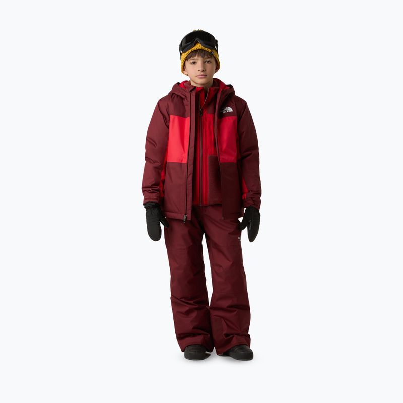Pantaloni da sci per bambini The North Face Freedom Insulated sumac 2