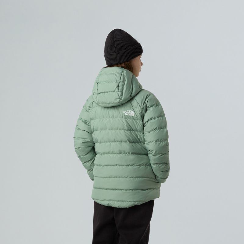 Giacca a piumino per bambini The North Face Reversible Perrito Hooded slate moss 3