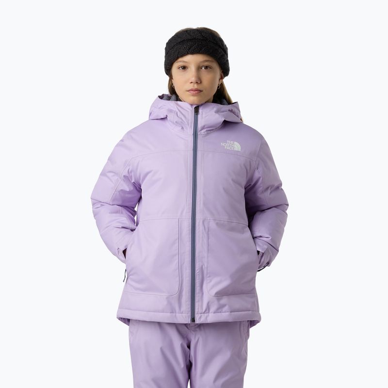 Giacca da sci per bambini The North Face Freedom Insulated lite lilac