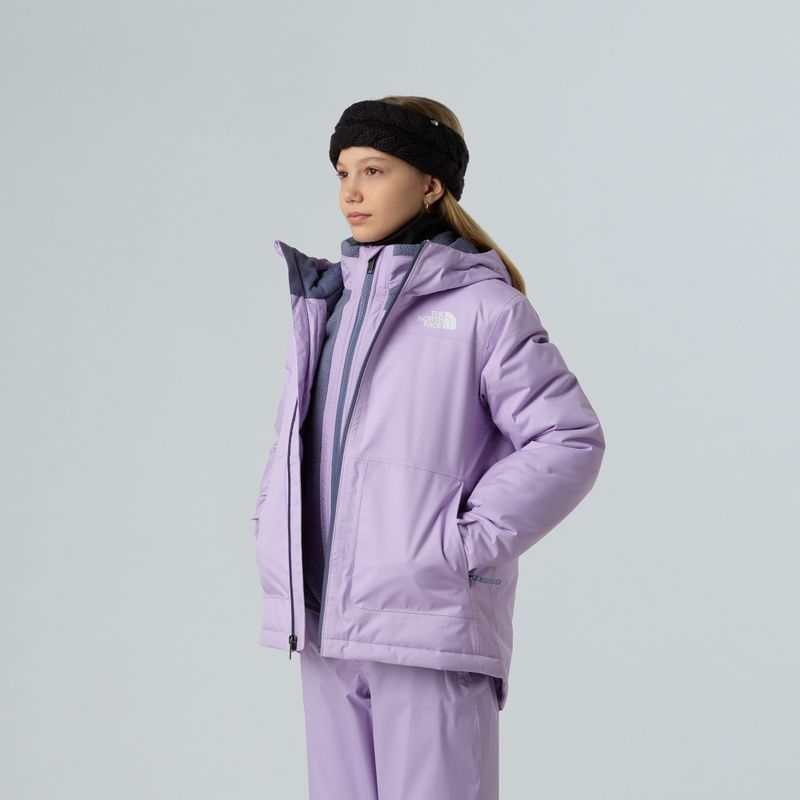 Giacca da sci per bambini The North Face Freedom Insulated lite lilac 4