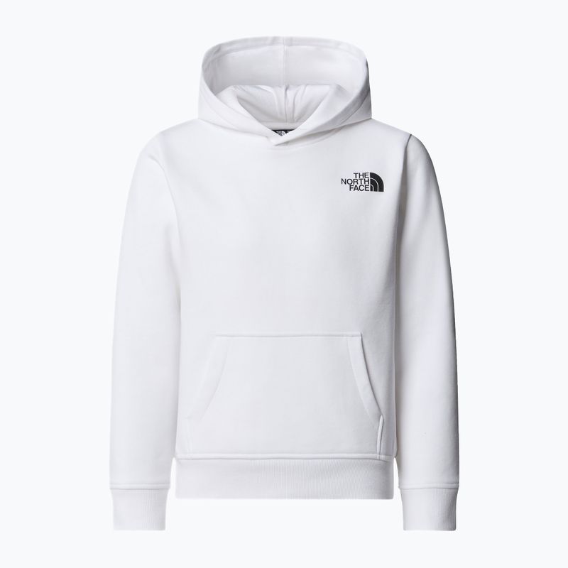 Felpa per bambini The North Face Teen Redbox Regular P/O bianco/nero