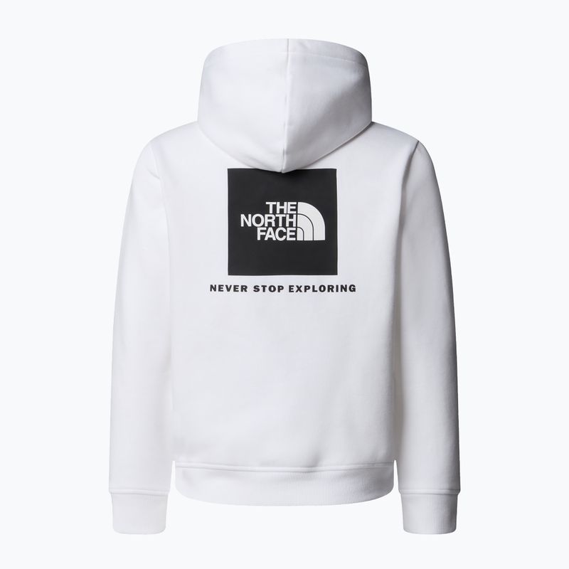 Felpa per bambini The North Face Teen Redbox Regular P/O bianco/nero 2