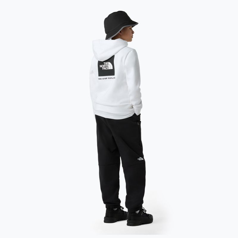 Felpa per bambini The North Face Teen Redbox Regular P/O bianco/nero 5