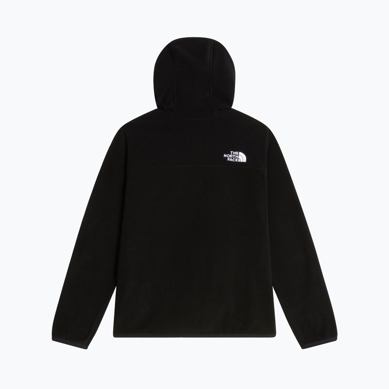 Pile felpato bambino The North Face Teen Glacier Full Zip Hoodie tnf black 2