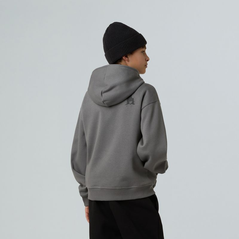 Felpa bambini The North Face Sports Oversized Hoodie Graphic smoked pearl 3