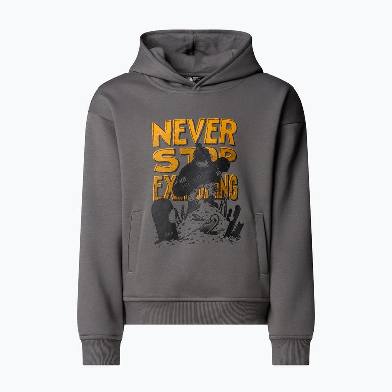 Felpa bambini The North Face Sports Oversized Hoodie Graphic smoked pearl 4