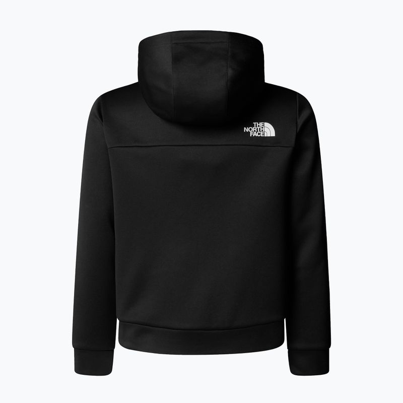 Felpa per bambini The North Face Teen Reaxion Full Zip Hoodie tnf black 2