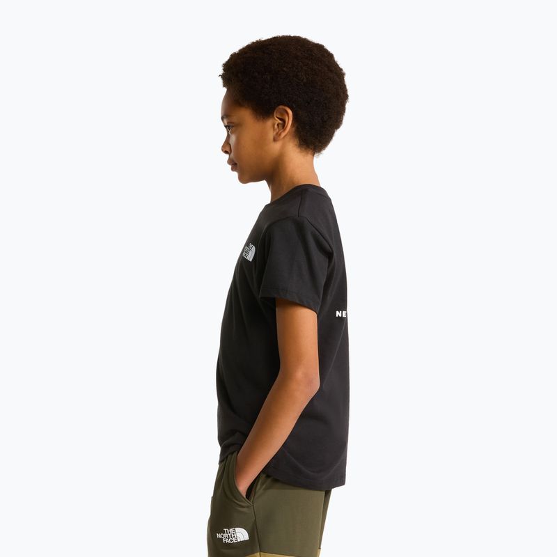 Maglietta per bambini The North Face Box Nse tnf black 3