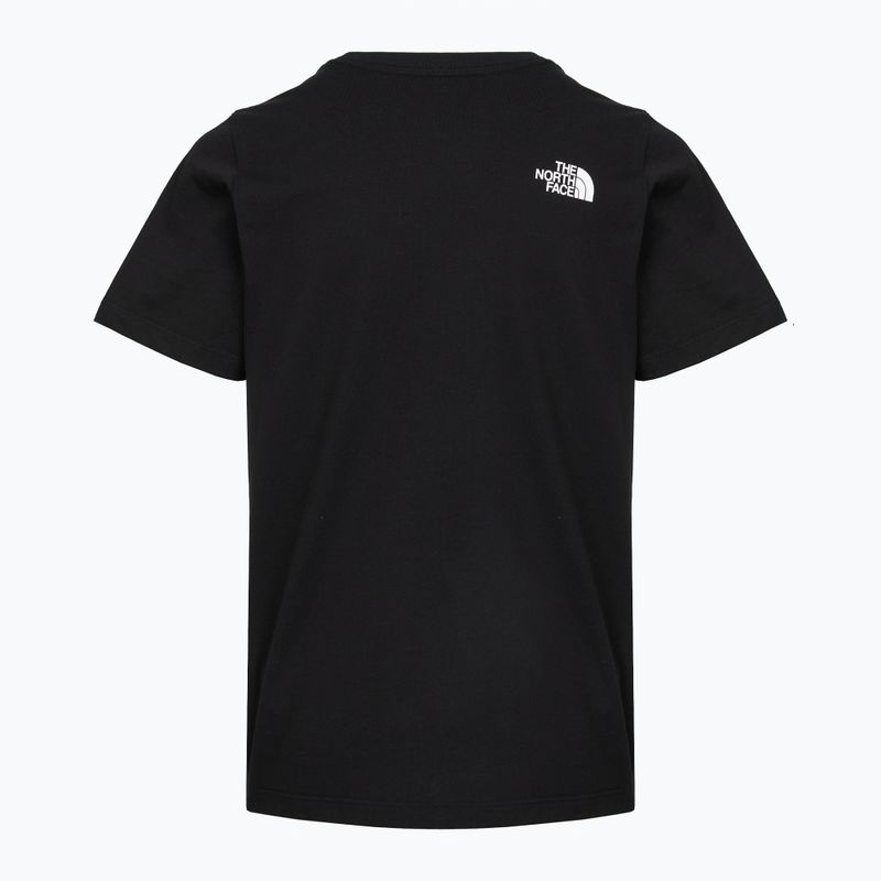 Maglietta per bambini The North Face Evolution Half Dome SS Tee tnf black 2