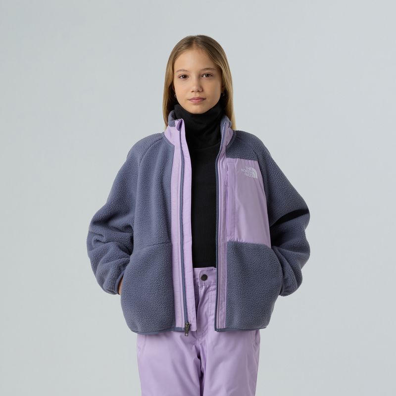 Felpa in pile per bambini The North Face Yumiori Full Zip twilight galaxy/lite lilac 4