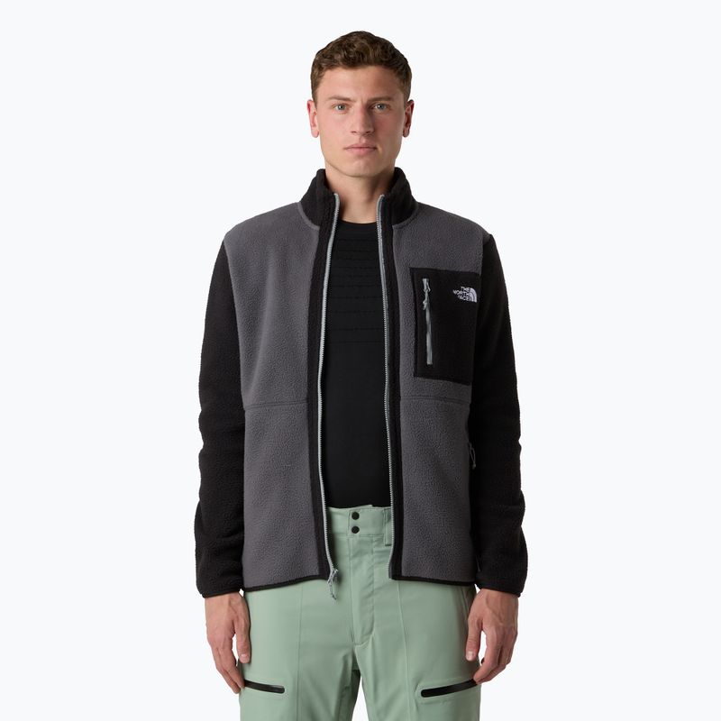 Felpa The North Face Yumiori Full Zip uomo grigio antracite/nero/grigio monumento 4