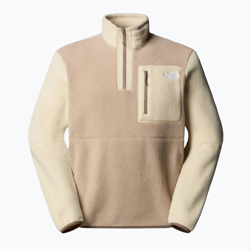 Felpa da uomo The North Face Yumiori 1/4 Zip grigio fungo/grigio ghiaia/marrone moka 4