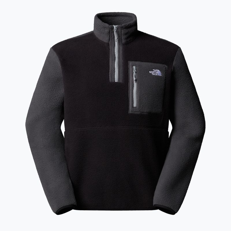 Felpa The North Face Yumiori 1/4 Zip uomo nero/grigio asfalto/grigio monumento 4