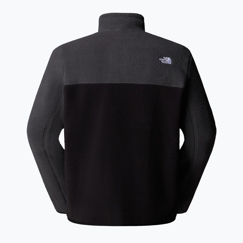 Felpa The North Face Yumiori 1/4 Zip uomo nero/grigio asfalto/grigio monumento 5