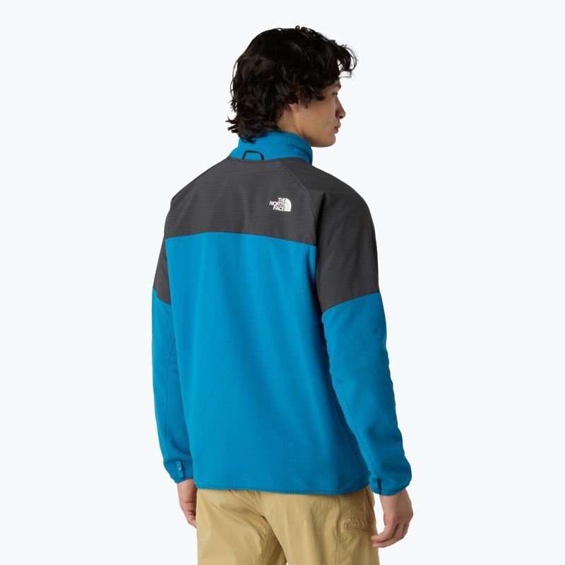 Felpa da uomo The North Face Glacier Heavyweight Full Zip dusk blue/asphalt grey 3