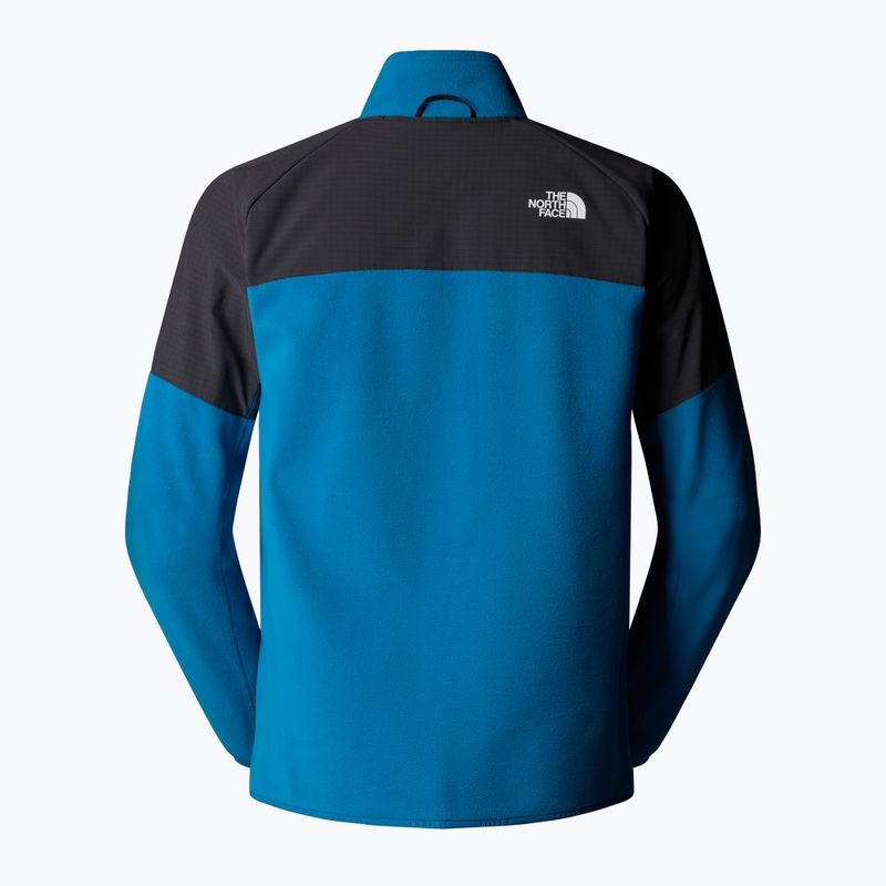 Felpa da uomo The North Face Glacier Heavyweight Full Zip dusk blue/asphalt grey 5