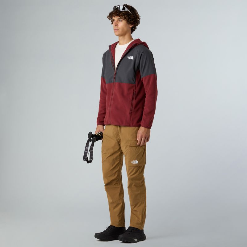 Felpa da uomo The North Face Glacier Heavyweight Full Zip HD sumac/asphalt grey 2