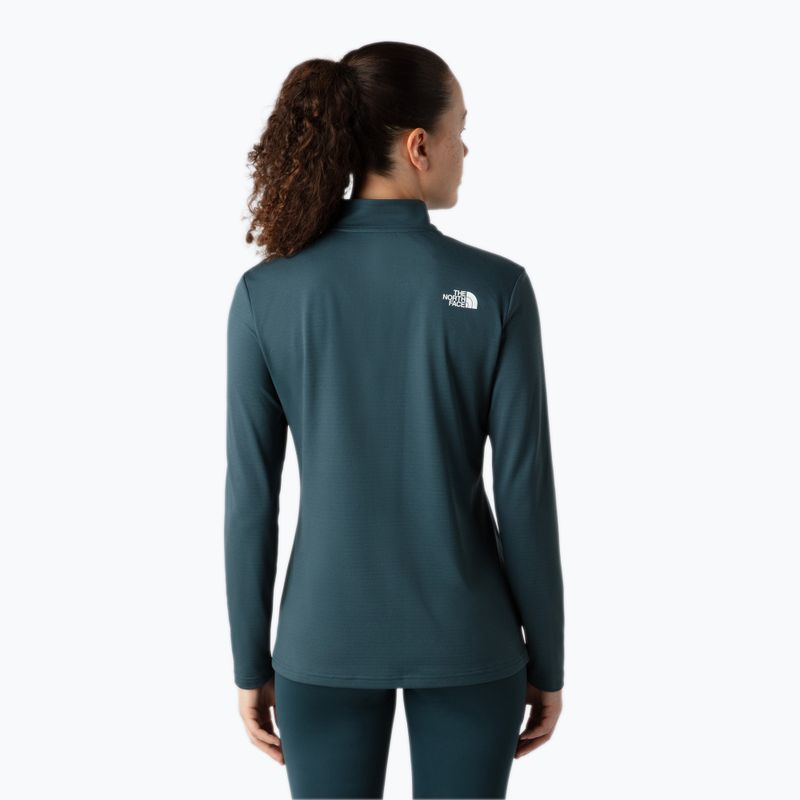 Maglietta The North Face da donna Flex 1/4 Zip Slim deep cypress 3