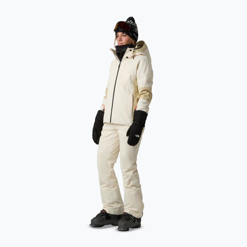 Giacca da sci da donna The North Face Lenado white dune/gravel 2
