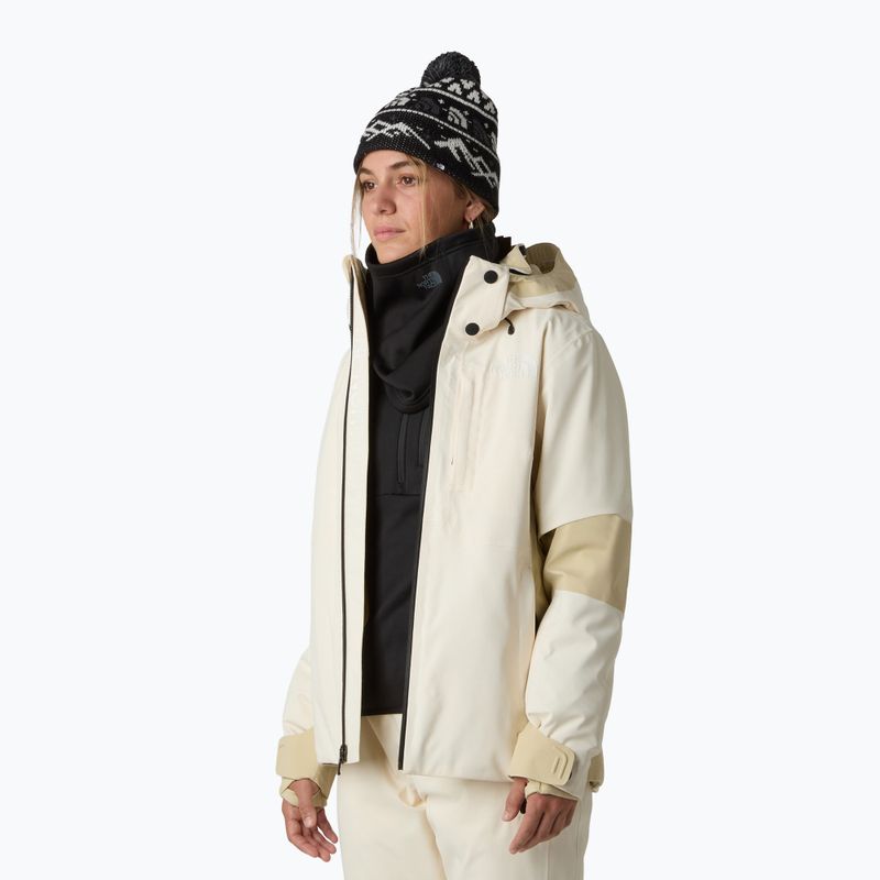 Giacca da sci da donna The North Face Lenado white dune/gravel 4