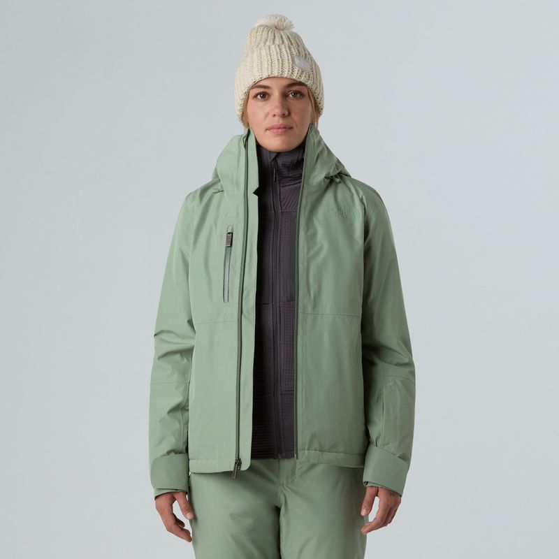 Giacca da sci da donna The North Face Descendit slate moss 4