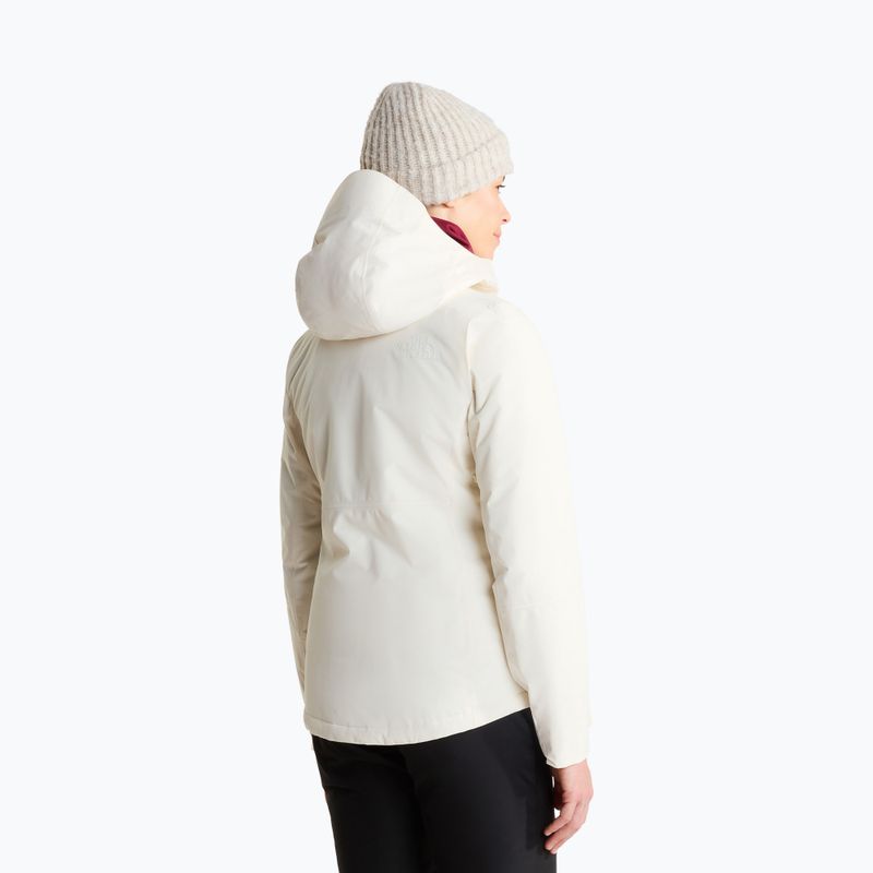 Giacca da sci da donna The North Face Descendit white dune 3