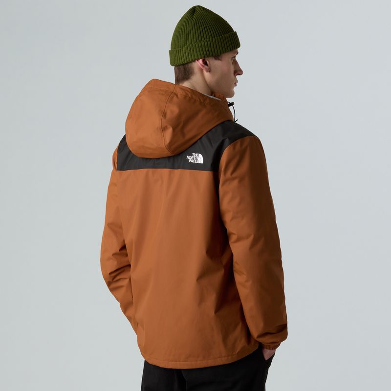 Giacca impermeabile da uomo The North Face Antora burnt umber/black 3