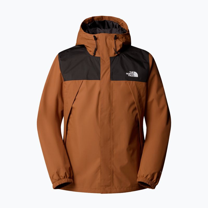 Giacca impermeabile da uomo The North Face Antora burnt umber/black 5