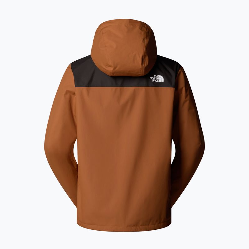 Giacca impermeabile da uomo The North Face Antora burnt umber/black 6