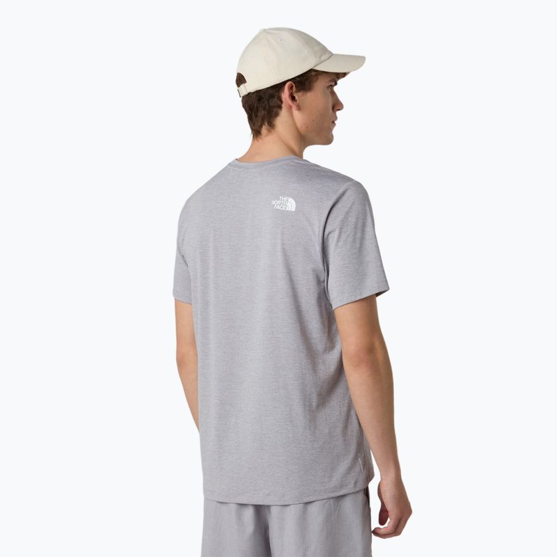 T-shirt uomo The North Face 24/7 Reg pale grey heather 3
