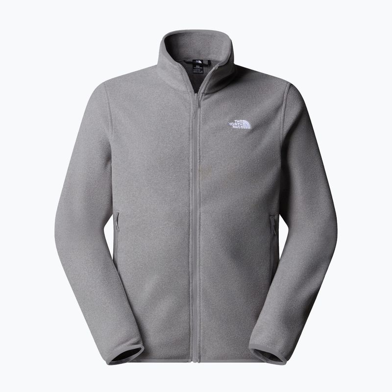 Felpa in pile da uomo The North Face Glacier Fleece mid grey heather 5