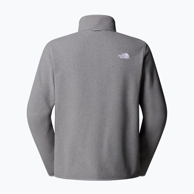 Felpa in pile da uomo The North Face Glacier Fleece mid grey heather 6