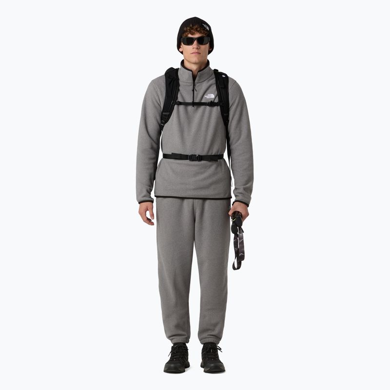 Pantaloni da uomo The North Face Glacier Fleece grigio erica medio 2