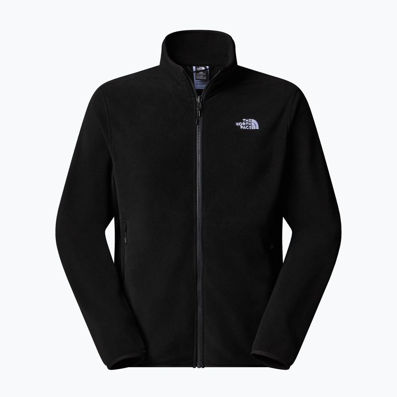 Felpa in pile da uomo The North Face Glacier Fleece nero 5