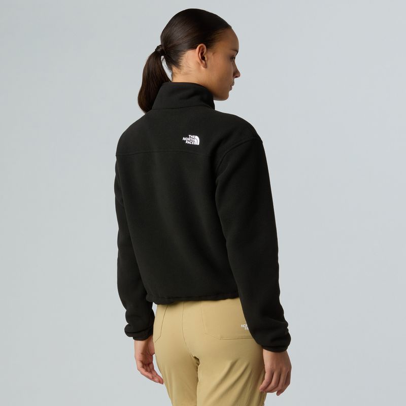 Pantaloncini The North Face Glacier Fleece 1/2 Zip Donna Nero 3