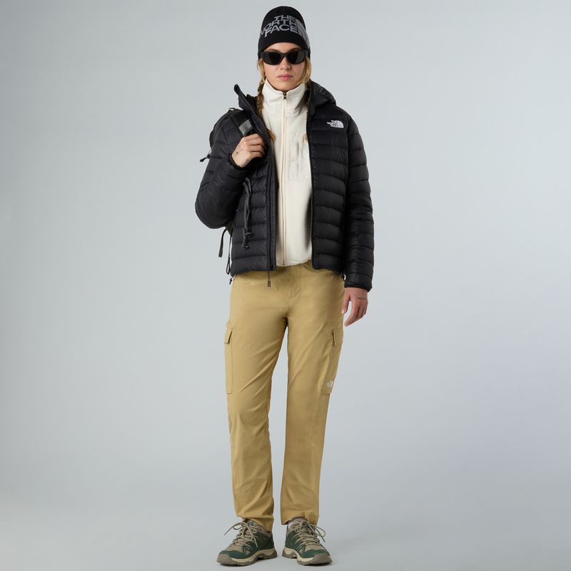Piumino da donna The North Face Down Hooded nero 2