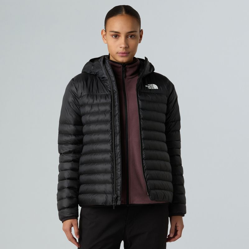 Piumino da donna The North Face Terra Peak Hoodie nero 4
