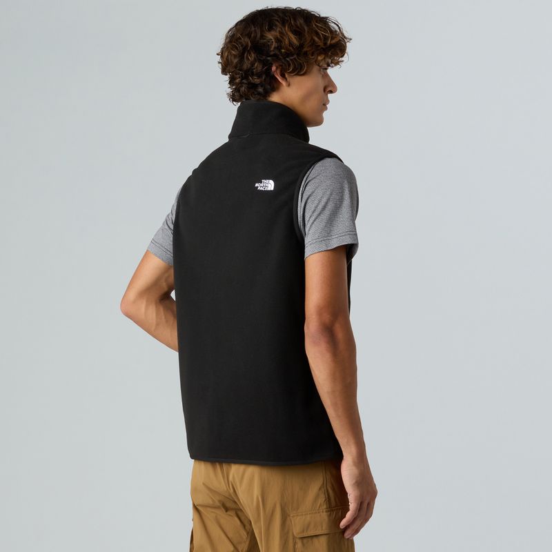 Gilet da uomo The North Face Glacier Fleece black 3