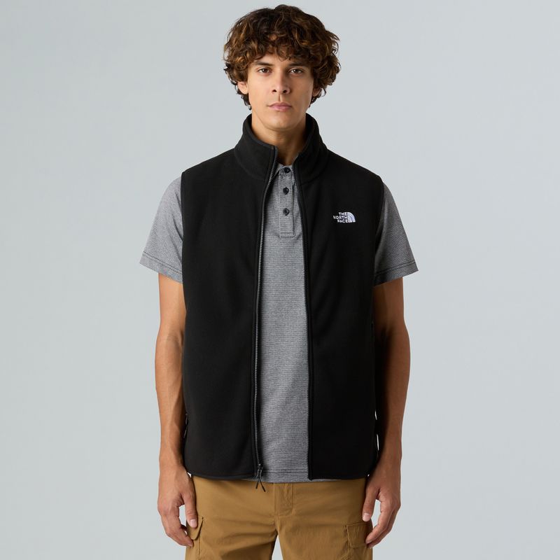 Gilet da uomo The North Face Glacier Fleece black 4