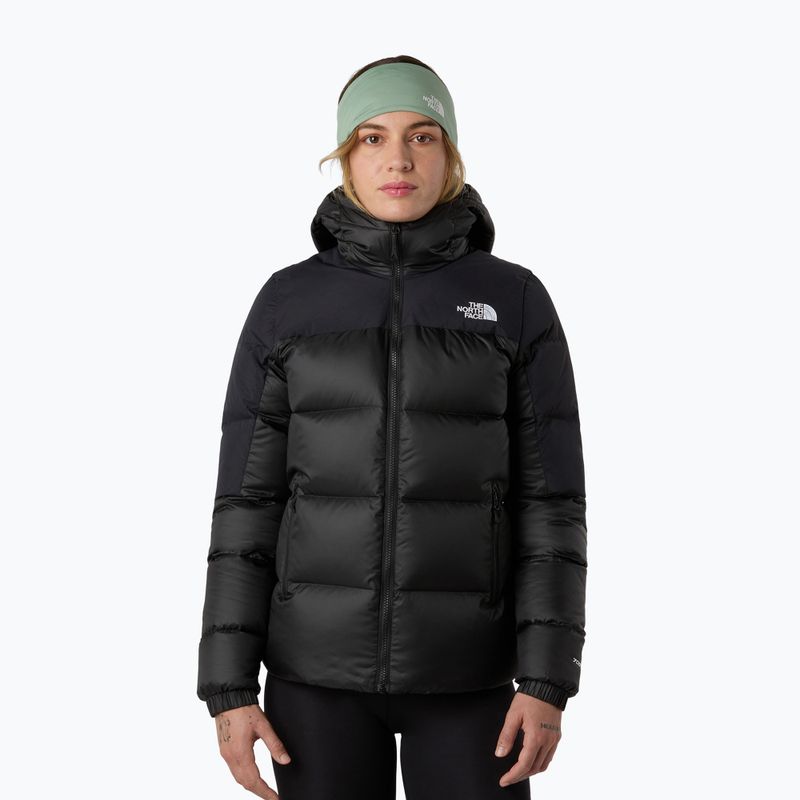 Piumino da donna The North Face Diablo Down 2.0 con cappuccio nero erica/nero
