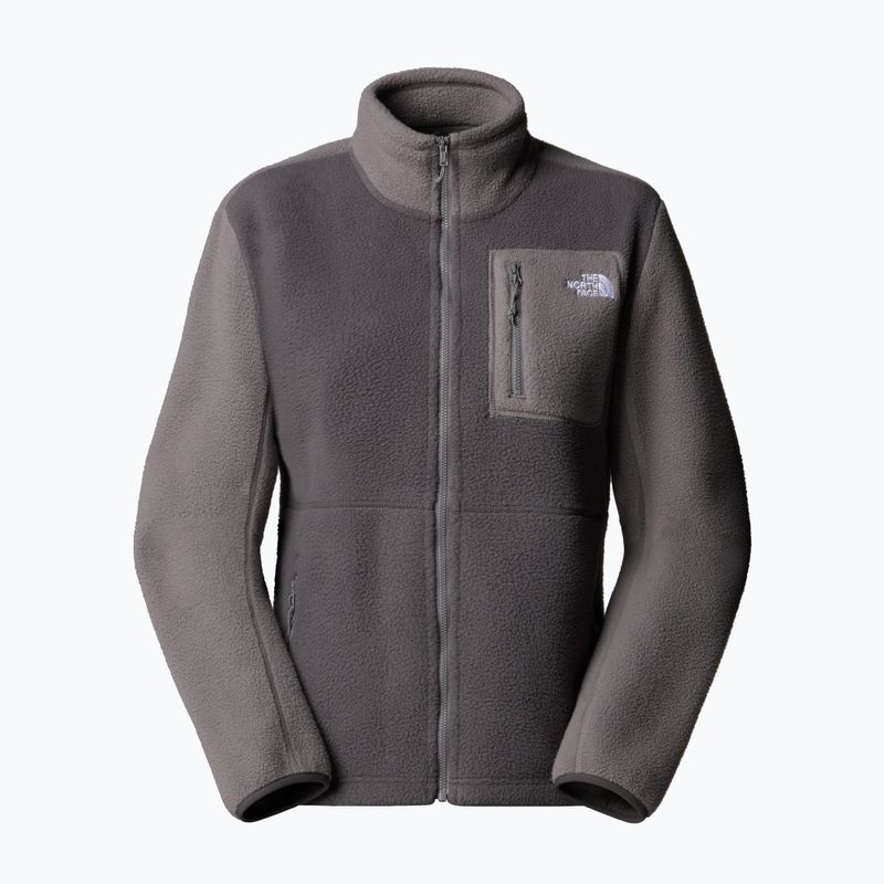 Felpa da donna in pile The North Face Yumiori Full Zip grigio antracite/fumè 5