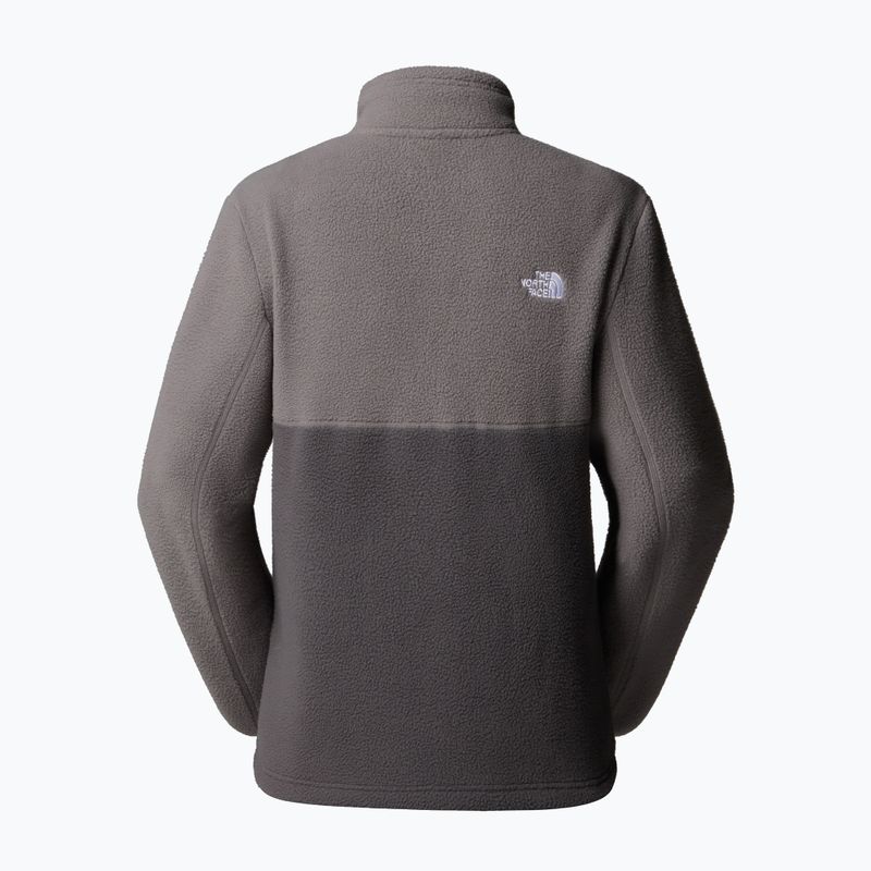 Felpa da donna in pile The North Face Yumiori Full Zip grigio antracite/fumè 6