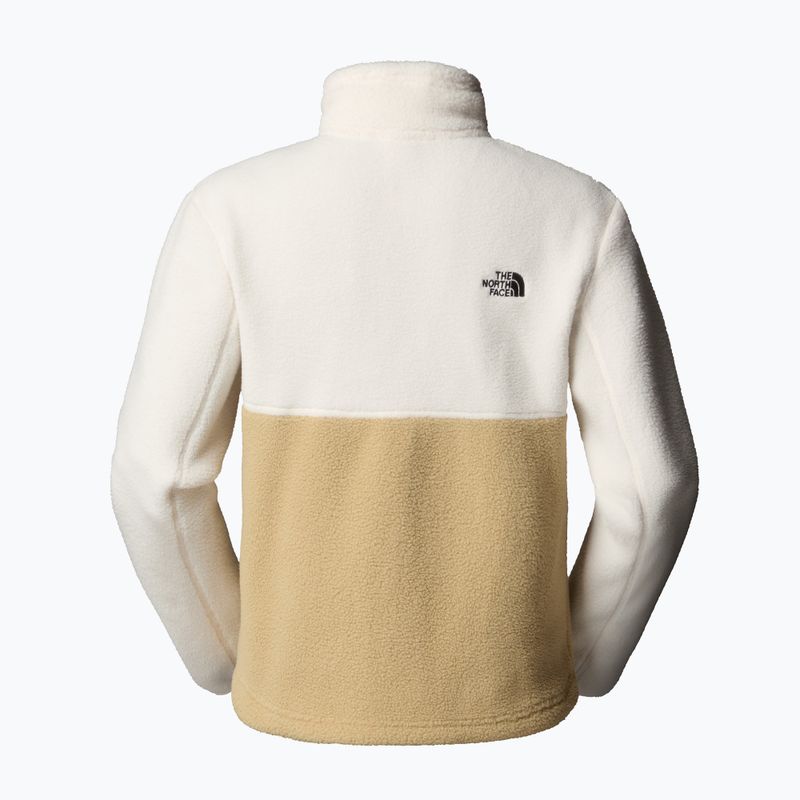The North Face donna Yumiori 1/4 Zip Felpa kaki stone/white dune/utility brown 5