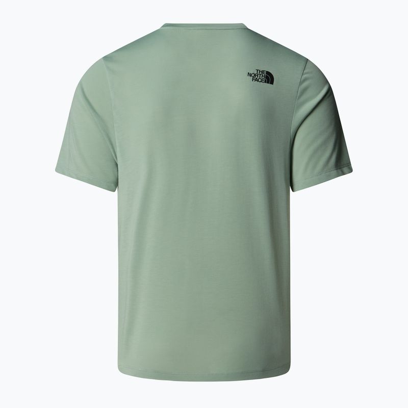 Maglietta The North Face Mountain Foundation Graphic state moss da uomo 5
