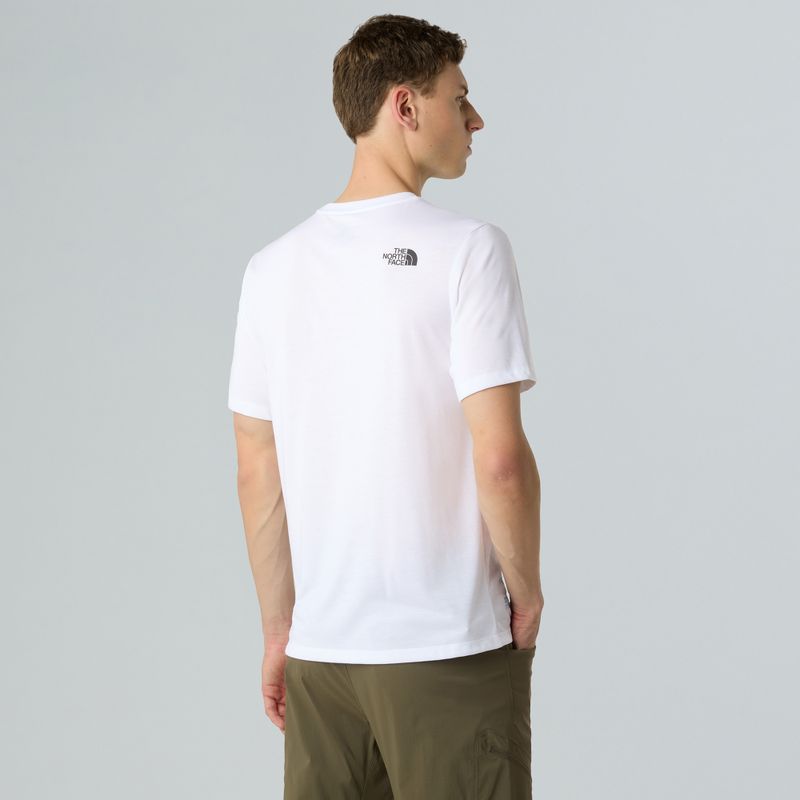 Maglietta da uomo The North Face Multiple Placement bianco 3