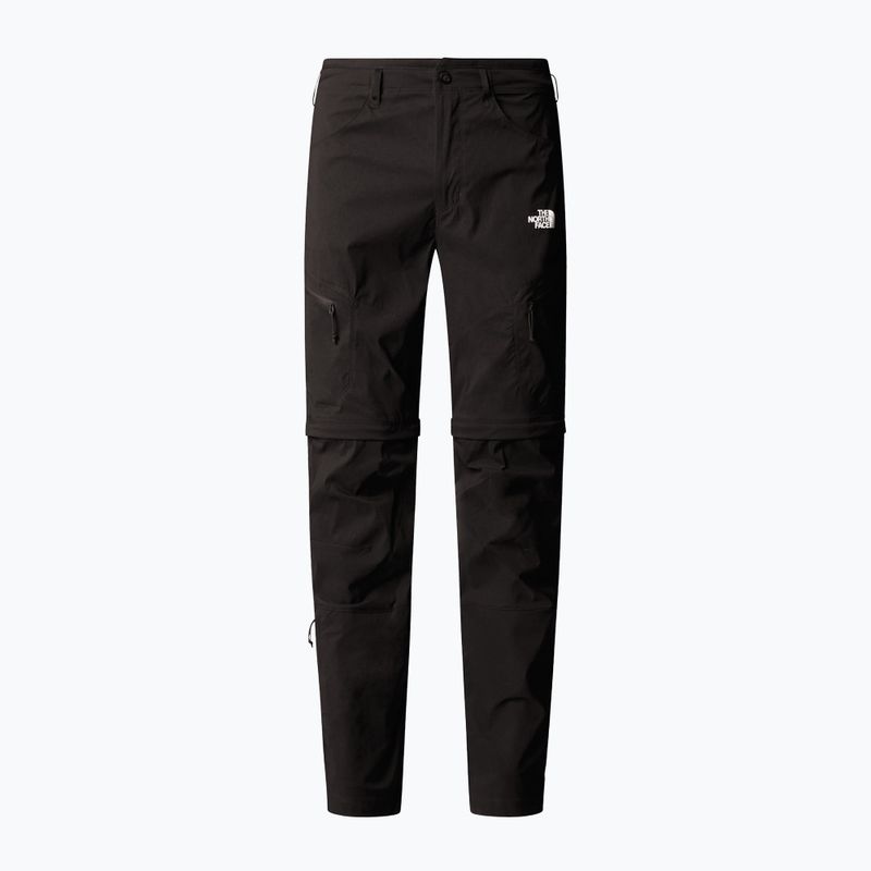 Pantaloni da trekking da uomo The North Face Exploration Regular Tapered Convertible tnf black 5